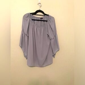 Vision Light Blue Blouse Size XL